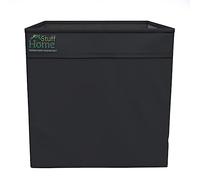 home stuff Foldable Cube Storage Boxes Cubes Fabric Storage Organizer Boxes for Shelving Unit For Home, Office, Bedroom, Nursery, Wardrobe, Toys Best Gifts For Children's, 33x38x33 CM (1 Pack, Black)