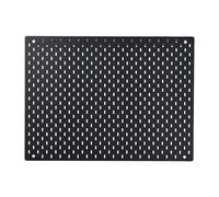 home stuff Pegboard Wall Organiser Board White Plastic Pegboards Home and Office Storage Kitchen Organization Wall Hanging Pegboard Combination Rack Mount (Black, 76x56 CM)
