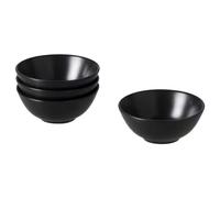 home stuff Stoneware Bowls Set of 4, Cereal & Soup Bowls, 0.6 l/16 & 12 cm, Vibrant Colors, Microwave & Dishwasher Safe