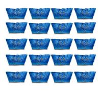 Home Stuff Storage Bag Blue, Heavy Duty, Large strong Bags, Reusable Strong Clothes Storage Bags, Large Bag for Moving House Clothing & Wardrobe Storage, 55x37x35 CM, 71L (20 Pack)