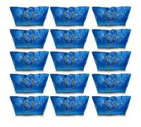 Home Stuff Storage Bag Blue, Heavy Duty Strong large Bags, Reusable Strong Clothes Storage Bags, Large Bag for Moving House Clothing & Wardrobe Storage, 55x37x35 CM, 71L (15 Pack)
