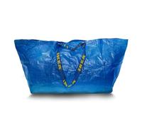 Home Stuff Storage Bag Blue, Heavy Duty Strong large Bags, Reusable Strong Clothes Storage Bags, Large Bag for Moving House Clothing & Wardrobe Storage, 55x37x35 CM, 71L (1 Pack)