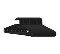 Home Stuff Strong Adult Plastic Coat Hangers - Strong Clothes Hangers for Clothes Rail & Closet, Clothing Hanger - Heavy Duty Clothes Hangers Non-Slip - Black - 39 cm (30 PCS)