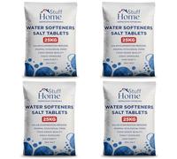 Home Stuff Water Softener Salt Tablets 10kg Pack of 4 - High-Purity Food-Grade Salt for All Water Softeners, Fast-Dissolving, Limescale Protection, Hard Water Treatment, Compatible with All Machines