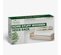 home stuff Wooden Spice Rack, Seasoning Organizers, Kitchen Shelf, Bathroom Accessories Rack, Practical and Decorative.