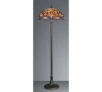 Home Supplies Tiffany Stained Glass handmade Floor Lamps for Living Room, Bedroom, and Lounge (16-Inches, Dragonfly Floor Lamp)
