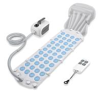 Home Surfing Massage Bath Mat, 6-Speed Adjustment Non-Slip Waterproof Full Body Bubble Spa Mat for Bathtub with Motorized Air Pump, Remote Control & Inflatable Pillow