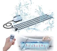 Home Surfing Massage Bath Mat,Bath Spa Massage Mat, 6 Gear Adjustment, Body Bubble Bath Machine with Inflatable Pillow and Remote, Bath Spa Massage Mat For Loosening Tight Muscles
