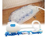 Home Surfing Massage Bath Mat, Bath Spa Massage Mat, Low Noise, IP65 Waterproof, 700W Air Supply, Smart Remote Control, 3-speed Mode 15/30/60 Minute Timing,B