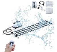 Home Surfing Massage Bath Mat, Bath Spa Massage Mat with 6-Speed Adjustable, Full Body Massage Hydrotherapy Machine with Anti-Slip Mat, for Relaxation and Comfort 124cm