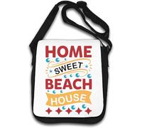 Home Sweet Beach House Shoulder Bag White