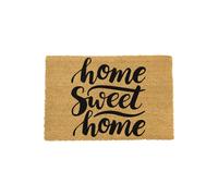 Home Sweet Home Doormat - Regular 60x40cm Artsy Mats Black 40cm x 60cm