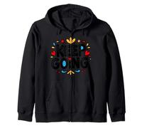 Home Sweet Home for Cozy Homebodies in Relaxed Style Zip Hoodie