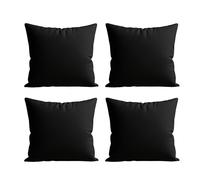 Home Sweet Home UK 100% Waterproof Outdoor Cushion Covers 60x60cm Set Of 4 With Invisible Zippered Outdoor Cushions Covers Waterproof 24"x24" Cushion Cover For Living Room Garden Sofa Bedroom
