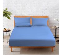 HOME SWEET HOME UK 25cm Deep Fitted Sheets Small Single Bed 100% Polly Cotton Fitted Bed Sheets Small Single Machine Washable Fade Resistant Bed Sheets Fitted