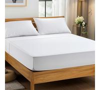 Home Sweet Home UK 25cm Fitted Bed Sheets Double - Super Soft Fitted Bedsheet Brushed Microfibre Anti Wrinkle Bed Sheets Breathable & Fade Resistant Fitted Double Bed Sheet