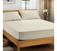 Home Sweet Home UK 25cm Fitted Bed Sheets Single - Super Soft Deep Single Fitted Sheet Brushed Microfibre Anti Wrinkle Bed Sheets Breathable & Fade Resistant Fitted Bed Sheet
