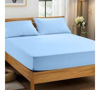 Home Sweet Home UK 25cm Fitted Bed Sheets Small Double - Super Soft 4FT Fitted Bedsheet, Brushed Microfibre Anti Wrinkle 4FT Bed Sheets Breathable & Fade Resistant Fitted Small Double Bed Sheet