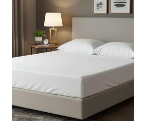 Home Sweet Home UK 30cm Fitted Bed Sheets Single 200 Thread Count Super Soft Deep Single Fitted Sheet Cotton Anti Wrinkle BedSheets Breathable & Fade Resistant