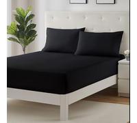 Home Sweet Home UK 40cm Fitted Bed Sheets Small Double Super Soft 4FT Fitted Bedsheet, 100% Cotton Anti Wrinkle 4FT BedSheets Fitted Breathable & Fade Resistant