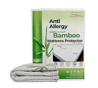 Home Sweet Home UK Anti-Allergy Luxury Bamboo Mattress Protector Waterproof Double 40CM Deep Pocket Fitted Mattress Cover Double