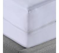 HOME SWEET HOME UK Anti Bed Bug Mattress Protector Waterproof Fully Encased Zipped Mattress Protector Double Hypoallergenic Dust Mite Proof Bed Bugs Mattress Protector