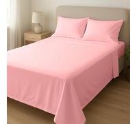 Home Sweet Home UK Microfibre Flat Sheets King Size Breathable, Anti Wrinkle & Fade Resistant Bed Sheets 150x200cm King-size Flat Sheet Washable Flat Bed Sheet For King
