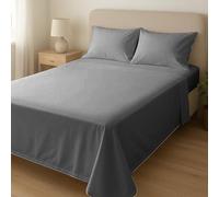 Home Sweet Home UK Microfibre Flat Sheets King Size Breathable, Anti Wrinkle & Fade Resistant Bed Sheets 150x200cm King-size Flat Sheet Washable Flat Bed Sheet For King