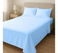 Home Sweet Home UK Microfibre Flat Sheets King Size Breathable, Anti Wrinkle & Fade Resistant Bed Sheets 150x200cm King-size Flat Sheet Washable Flat Bed Sheet For King