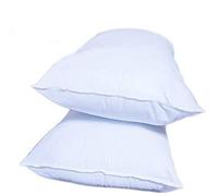 Home Sweet Home UK Microfibre Soft Touch Pillows Pack Of 2 Soft Hollowfibre Filling, Machine Washable & Soft Firmness Ideal For Side And Back Sleepers - White (48cm x 74cm)