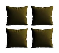 Home Sweet Home UK Outdoor Cushions Waterproof Filled 4 Pack 45x45cm With Invisible Zippered Outdoor Garden Cushions Waterproof 18"x18" With Cushion Covers For Living Room Garden Sofa Bedroom