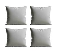 Home Sweet Home UK Outdoor Cushions Waterproof Filled 4 Pack 45x45cm With Invisible Zippered Outdoor Garden Cushions Waterproof 18"x18" With Cushion Covers For Living Room Garden Sofa Bedroom