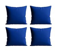 Home Sweet Home UK Outdoor Cushions Waterproof Filled 4 Pack 45x45cm With Invisible Zippered Outdoor Garden Cushions Waterproof 18"x18" With Cushion Covers For Living Room Garden Sofa Bedroom