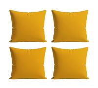Home Sweet Home UK Outdoor Cushions Waterproof Filled 4 Pack 45x45cm With Invisible Zippered Outdoor Garden Cushions Waterproof 18"x18" With Cushion Covers For Living Room Garden Sofa Bedroom