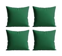 Home Sweet Home UK Outdoor Cushions Waterproof Filled 4 Pack 45x45cm With Invisible Zippered Outdoor Garden Cushions Waterproof 18"x18" With Cushion Covers For Living Room Garden Sofa Bedroom