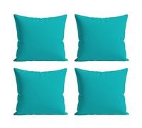 Home Sweet Home UK Outdoor Cushions Waterproof Filled 4 Pack 60x60cm With Invisible Zippered Outdoor Garden Cushions Waterproof 24"x24" With Cushion Covers For Living Room Garden Sofa Bedroom