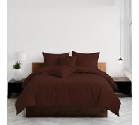 Home Sweet Home UK Plain Dyed Double Size Duvet Cover Sets Soft PolyCotton Duvet Cover Sets Double size With Button Closure Non-Iron Easy Care Bedding with Matching Pillowcases
