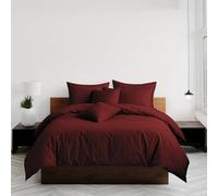 Home Sweet Home UK Plain Dyed Double Size Duvet Cover Sets Soft PolyCotton Duvet Cover Sets Double size With Button Closure Non-Iron Easy Care Bedding with Matching Pillowcases