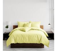 Home Sweet Home UK Plain Dyed Double Size Duvet Cover Sets Soft PolyCotton Duvet Cover Sets Double size With Button Closure Non-Iron Easy Care Bedding with Matching Pillowcases