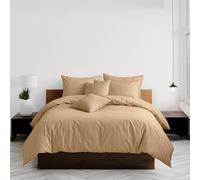 Home Sweet Home UK Plain Dyed Double Size Duvet Cover Sets Soft PolyCotton Duvet Cover Sets Double size With Button Closure Non-Iron Easy Care Bedding with Matching Pillowcases