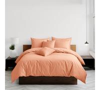 Home Sweet Home UK Plain Dyed Single Size Duvet Cover Sets Soft PolyCotton Duvet Cover Sets Single size With Button Closure Non-Iron Easy Care Bedding with Matching Pillowcase