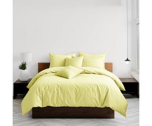 Home Sweet Home UK Plain Dyed Single Size Duvet Cover Sets Soft PolyCotton Duvet Cover Sets Single size With Button Closure Non-Iron Easy Care Bedding with Matching Pillowcase