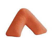 Home Sweet Home UK Teddy Fleece V Shaped Pillowcase Plain Soft Easy Care, Neck & Back Support Orthopedic Pregnancy Pillow Cover - Fluffy V Pillow Case Cover only