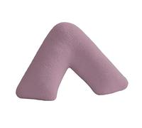 Home Sweet Home UK Teddy Fleece V Shaped Pillowcase Plain Soft Easy Care, Neck & Back Support Orthopedic Pregnancy Pillow Cover - Fluffy V Pillow Case Cover only