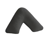 Home Sweet Home UK Teddy Fleece V Shaped Pillowcase Plain Soft Easy Care, Neck & Back Support Orthopedic Pregnancy Pillow Cover - Fluffy V Pillow Case Cover only