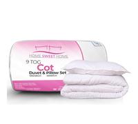 Home Sweet Home UK Toddler Cot Duvet And Pillow Set - 100% Microfiber Anti Allergy 9.0 Tog Junior Baby Duvet And Pillow Set - Toddler Bedding Cot Duvet Set 100 x 120 cm