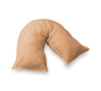 Home Sweet Home UK V Shaped Pillowcase Plain Soft Brushed Microfibre Easy Care, Neck & Back Support Orthopedic Pregnancy Pillow Cover - V Pillow Case Cover only