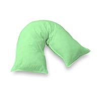 Home Sweet Home UK V Shaped Pillowcase Plain Soft Brushed Microfibre Easy Care, Neck & Back Support Orthopedic Pregnancy Pillow Cover - V Pillow Case Cover only
