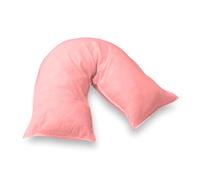 Home Sweet Home UK V Shaped Pillowcase Plain Soft Brushed Microfibre Easy Care, Neck & Back Support Orthopedic Pregnancy Pillow Cover - V Pillow Case Cover only