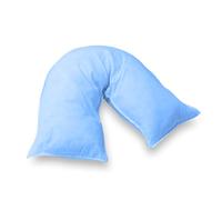 Home Sweet Home UK V Shaped Pillowcase Plain Soft Brushed Microfibre Easy Care, Neck & Back Support Orthopedic Pregnancy Pillow Cover - V Pillow Case Cover only
